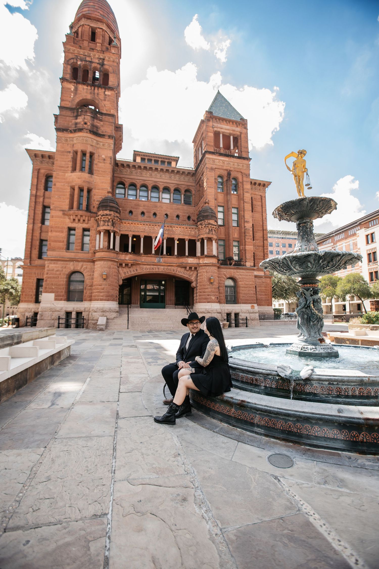 Courthouse elopement photography in San Antonio, Texas