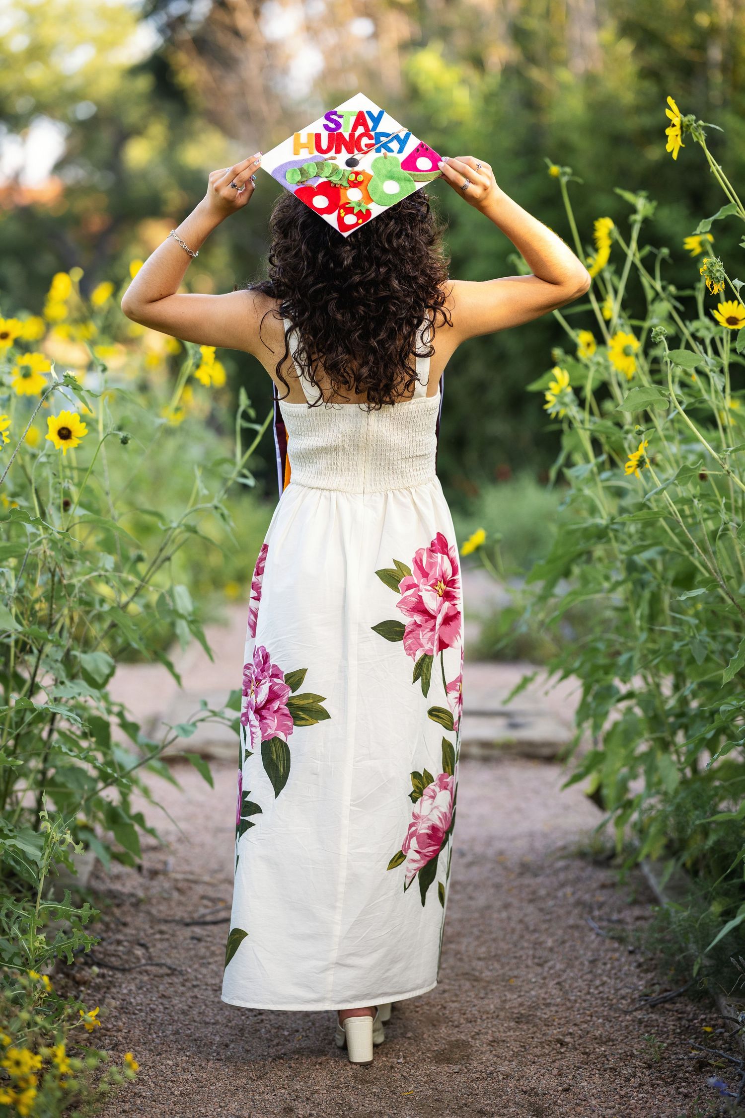 Graduation photos San Antonio Texas senior portraits cap and gown