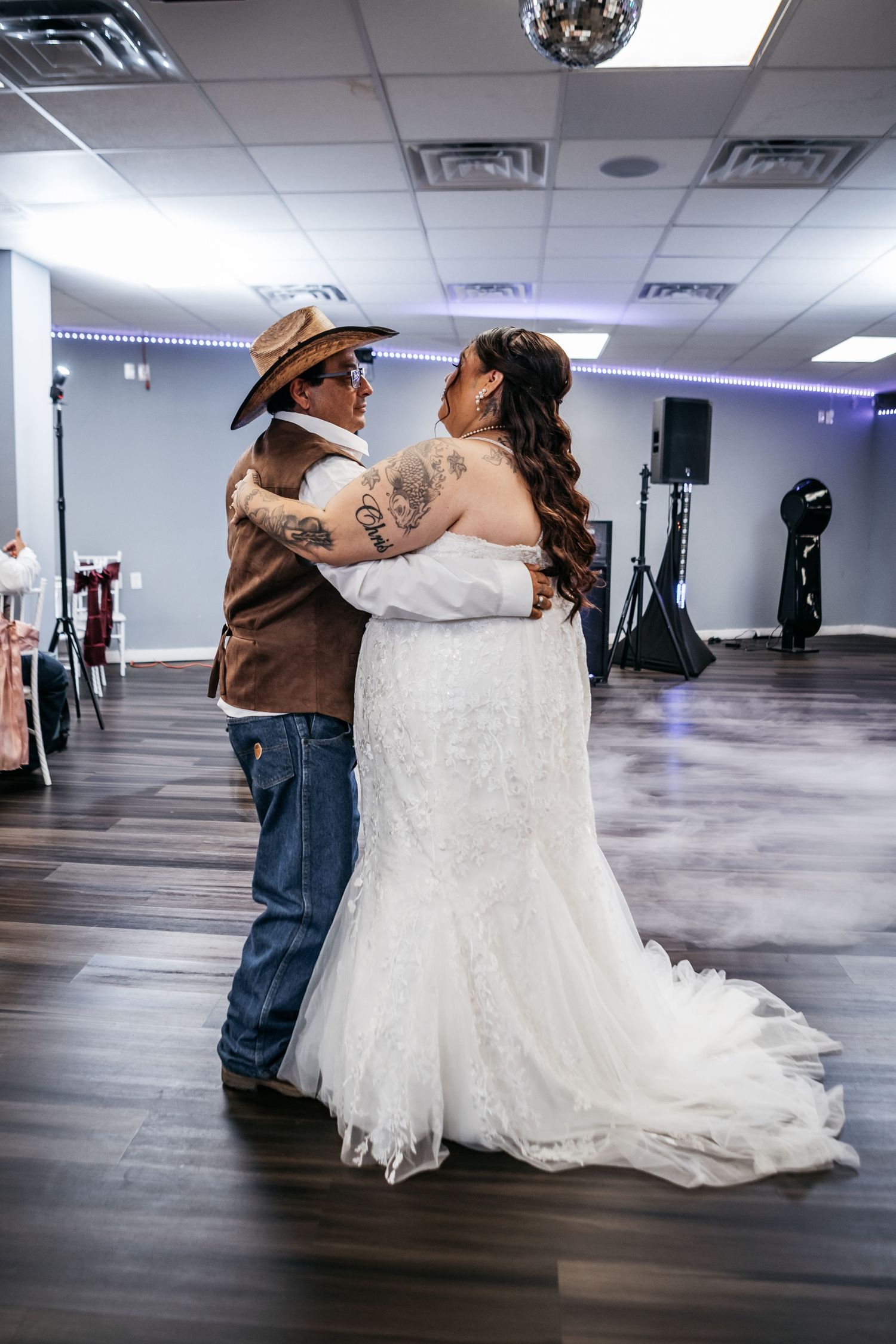 Wedding reception first dance cinematic photography Texas