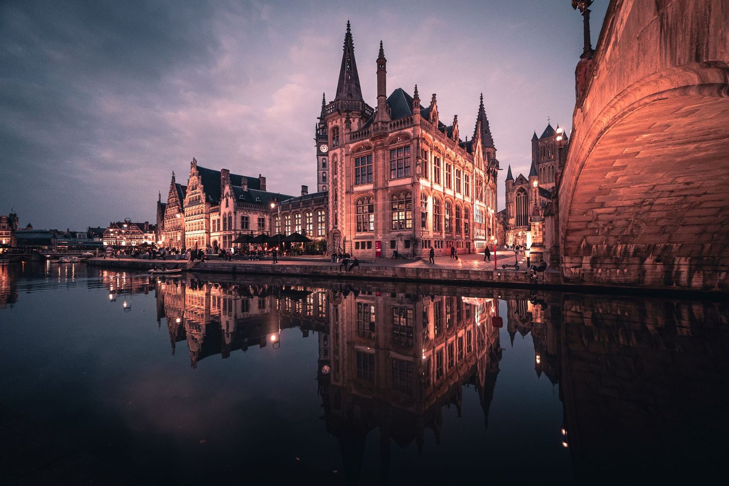 city scape in Ghent