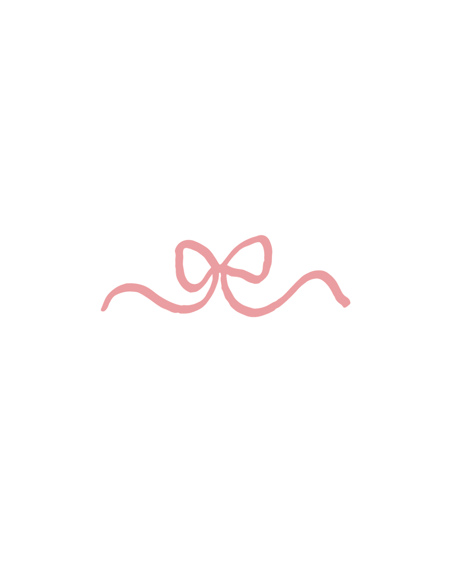 Delicate pink doodles and swirls create a whimsical pattern design.