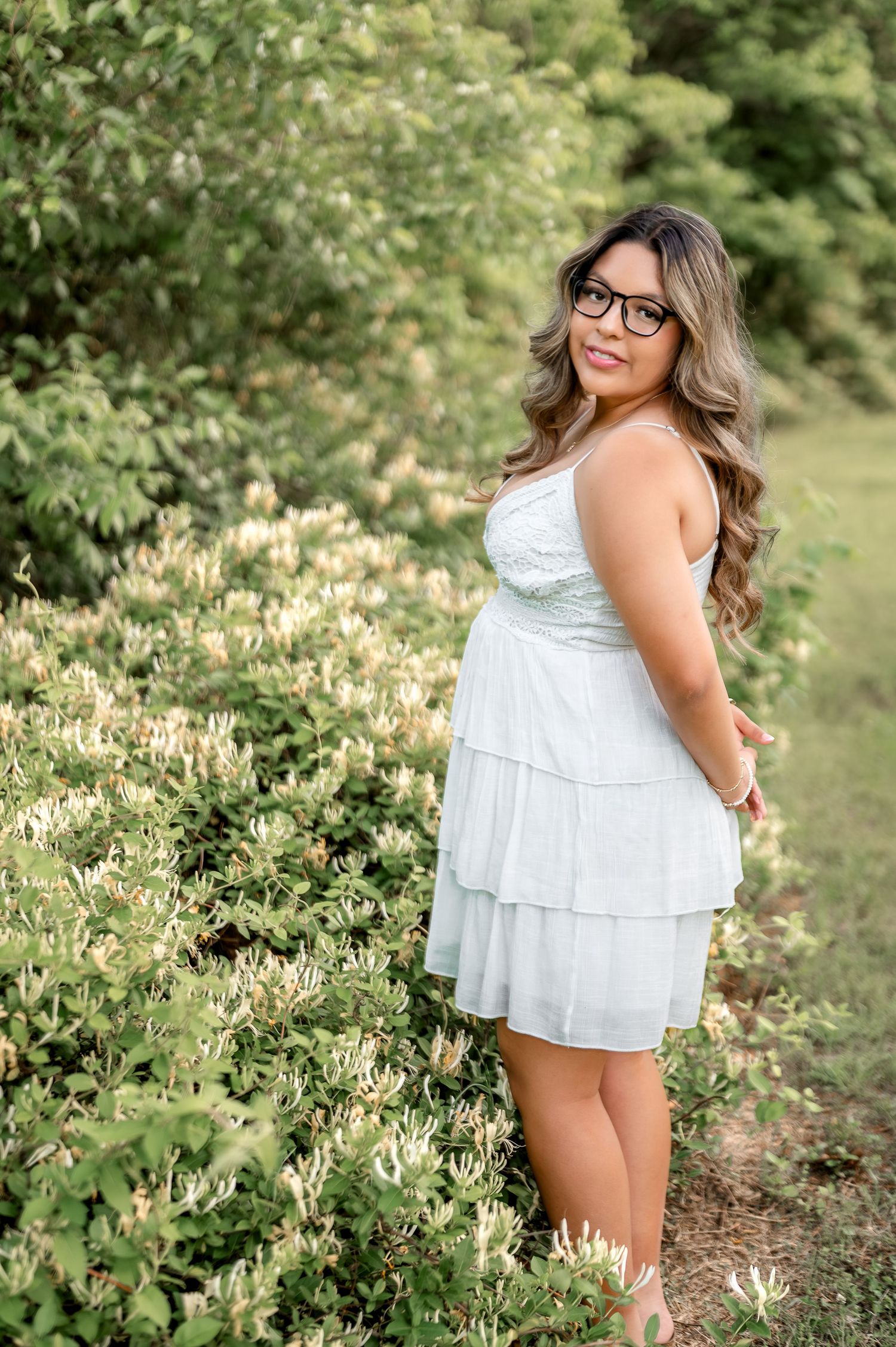 Tulsa senior session at Coal Creek Farm in Jenks