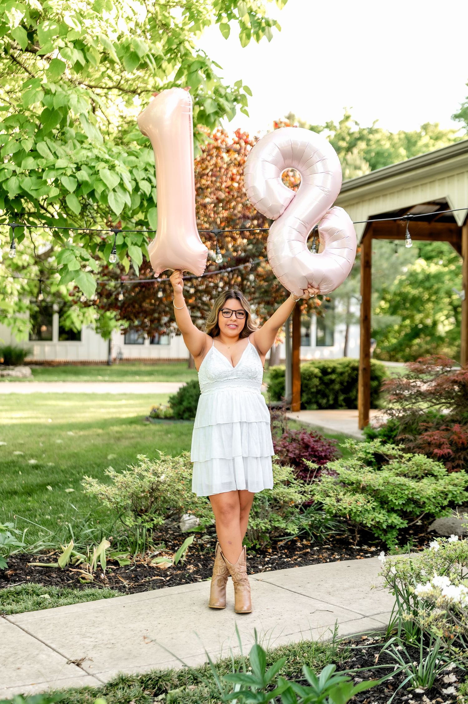 Tulsa senior session at Coal Creek Farm in Jenks