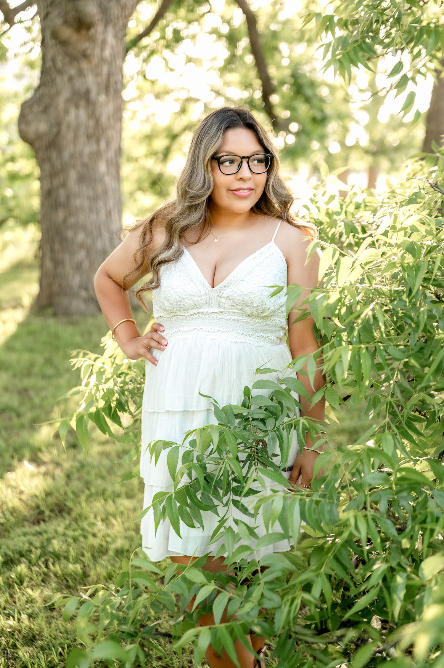 Tulsa senior session at Coal Creek Farm in Jenks