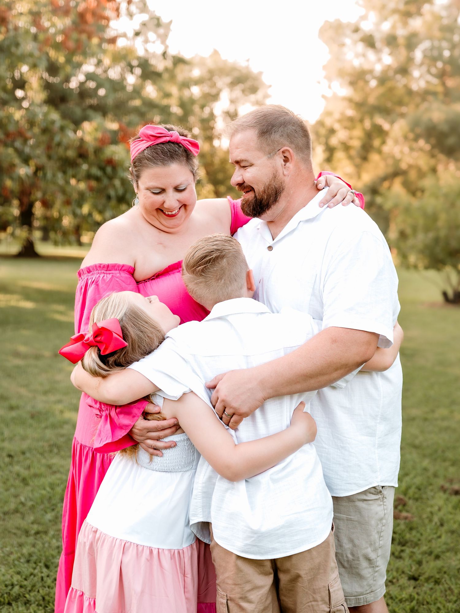 Tulsa family session at Woodward Park
