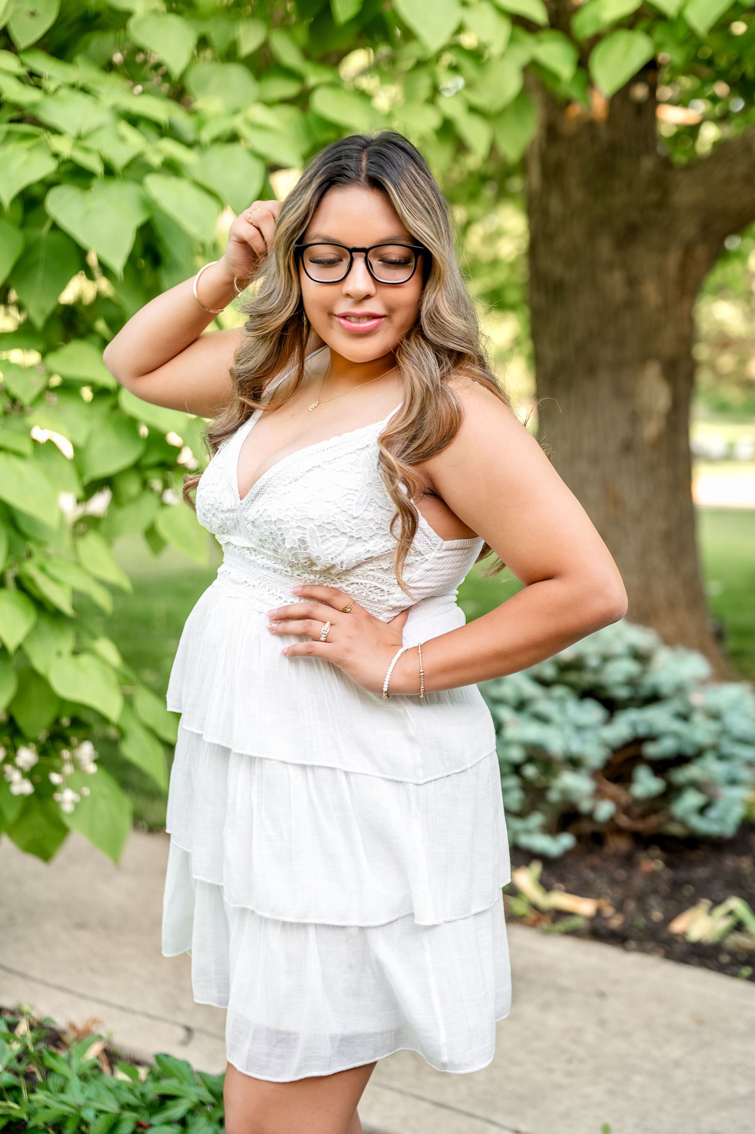 Tulsa senior session at Coal Creek Farm in Jenks