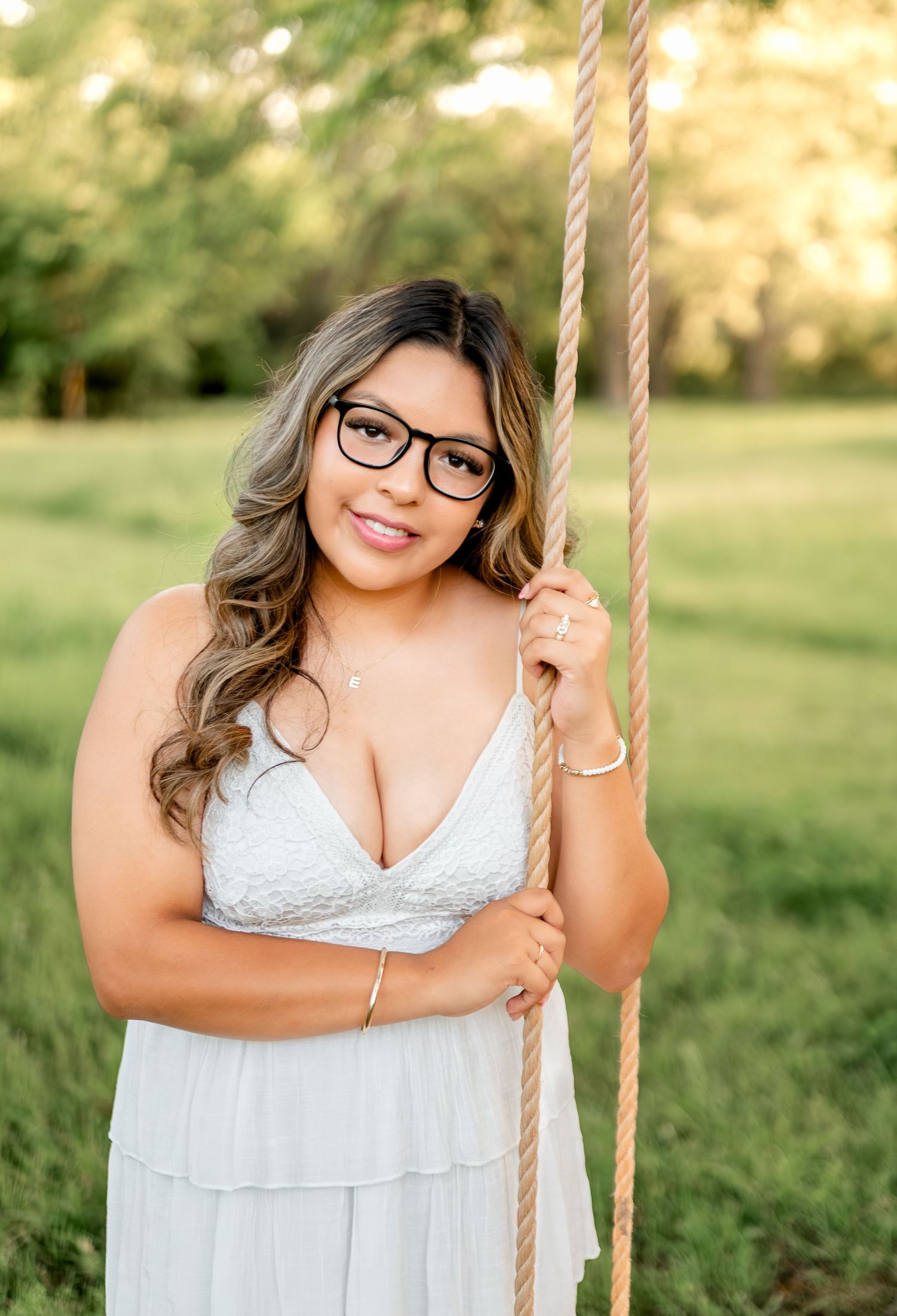 Tulsa senior session at Coal Creek Farm in Jenks