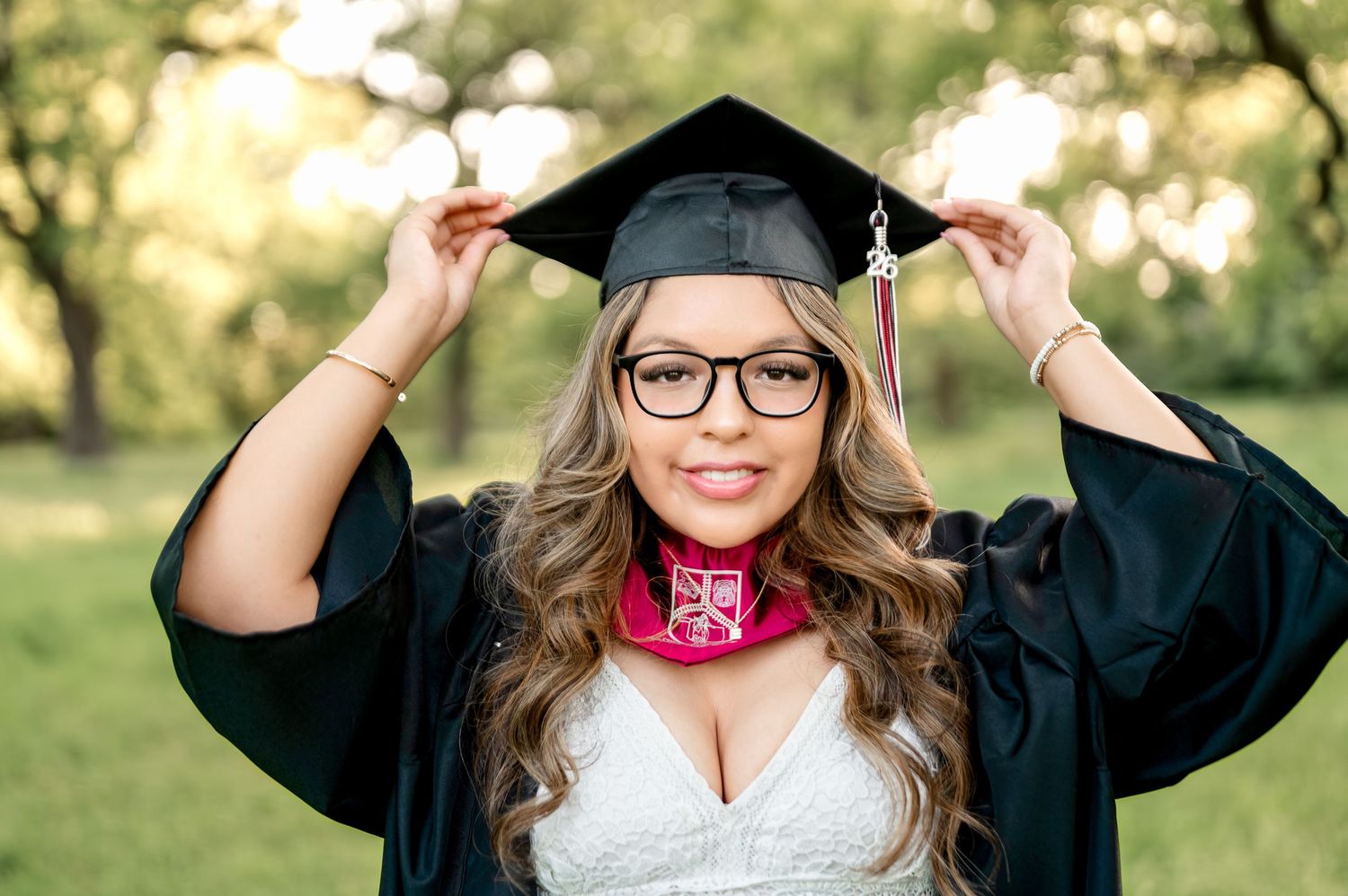 Tulsa senior session at Coal Creek Farm in Jenks