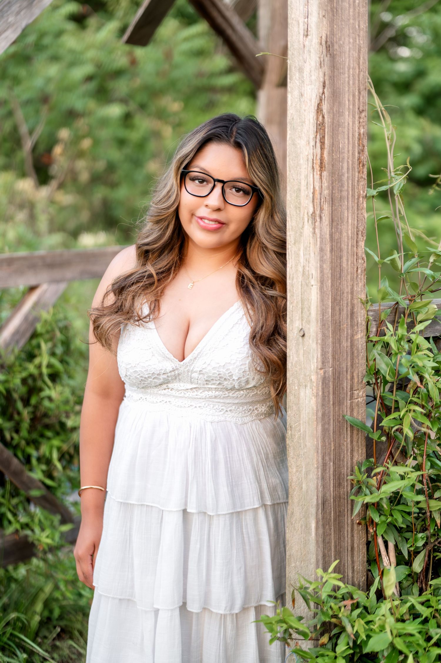 Tulsa senior session at Coal Creek Farm in Jenks
