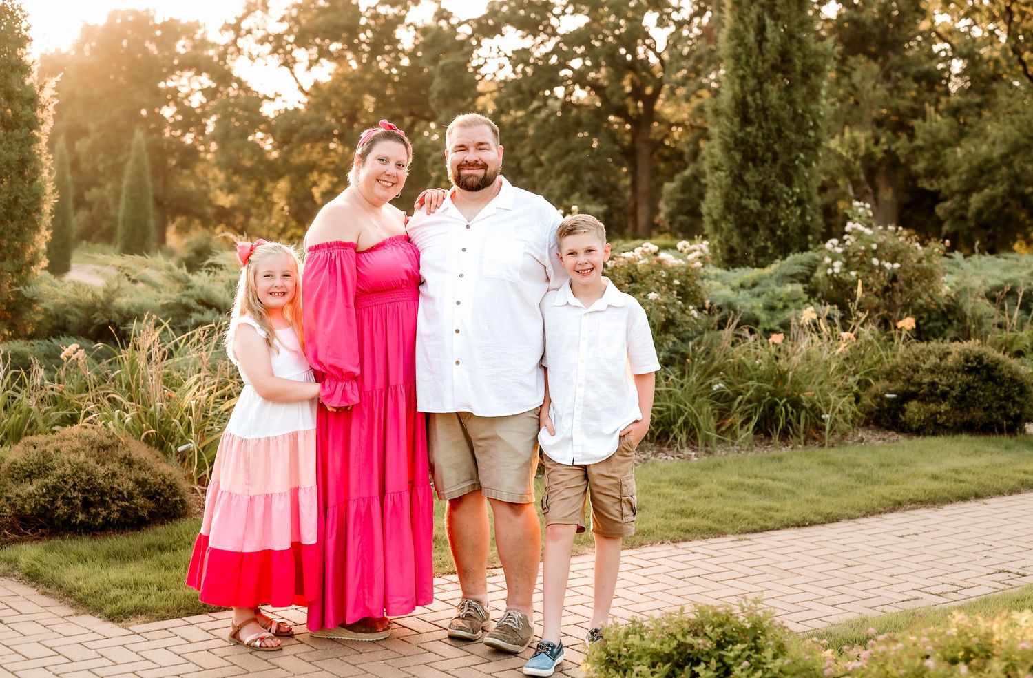 Tulsa family session at Woodward Park