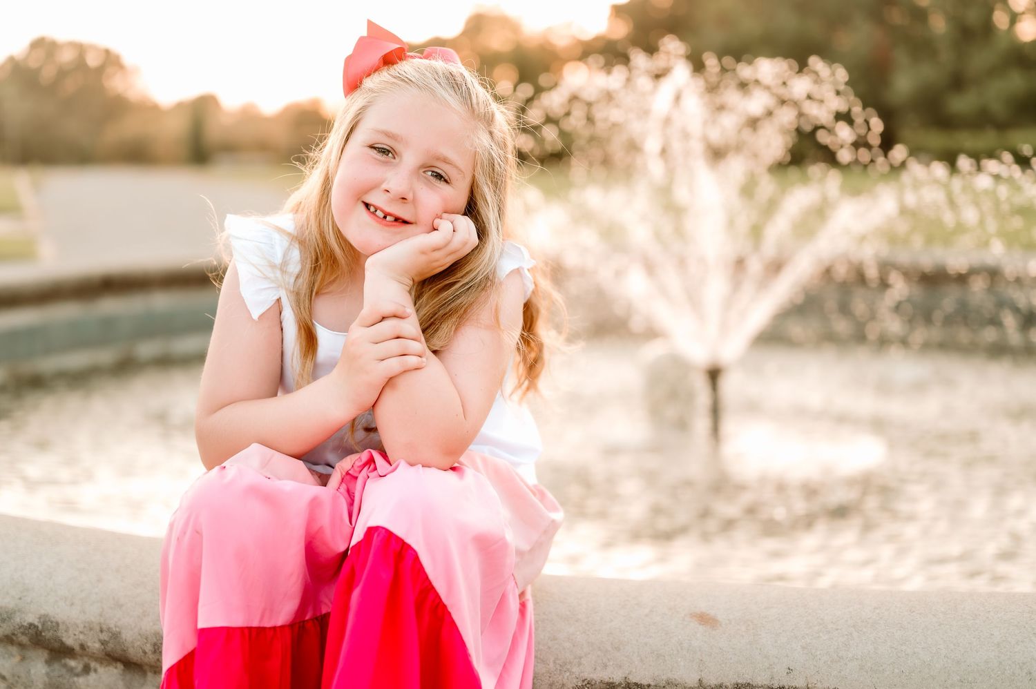 Tulsa family session at Woodward Park