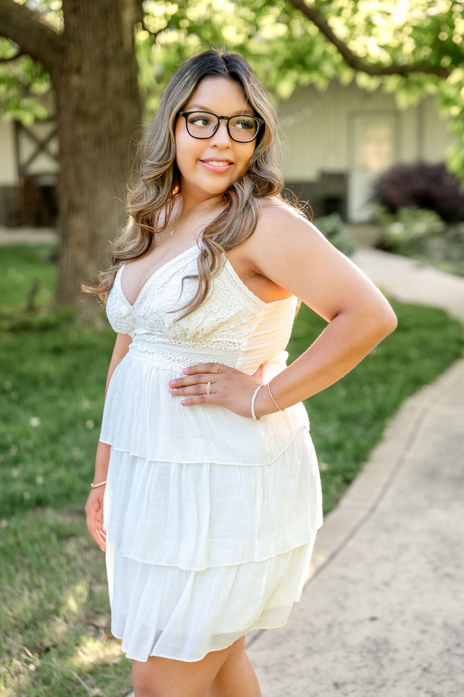 Tulsa senior session at Coal Creek Farm in Jenks