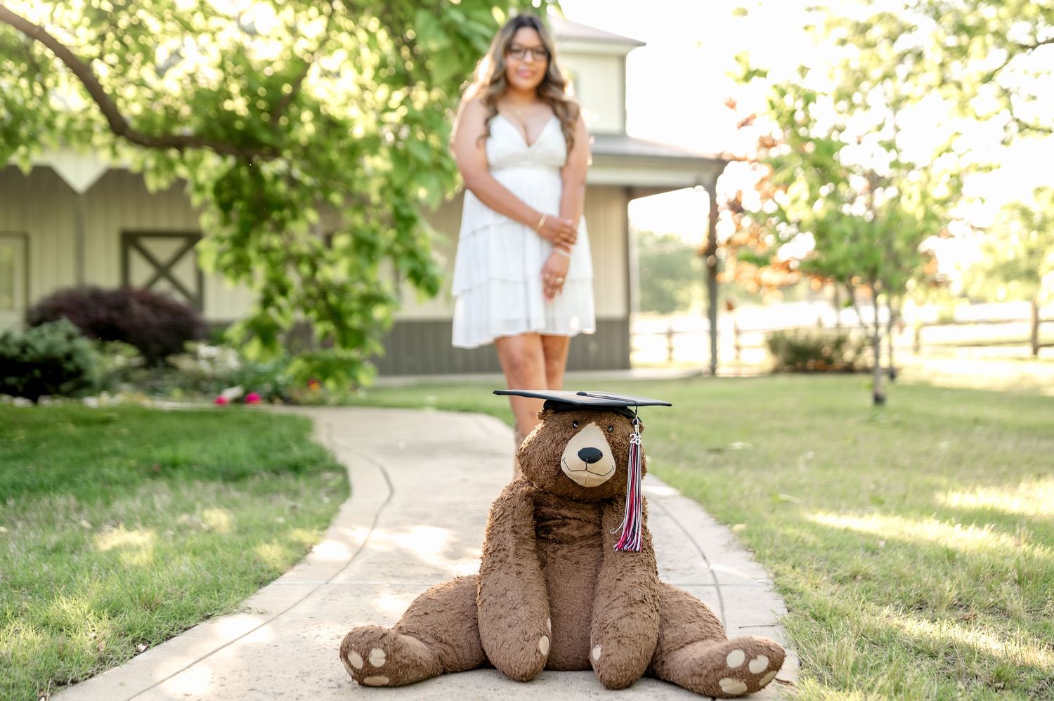 Tulsa senior session at Coal Creek Farm in Jenks