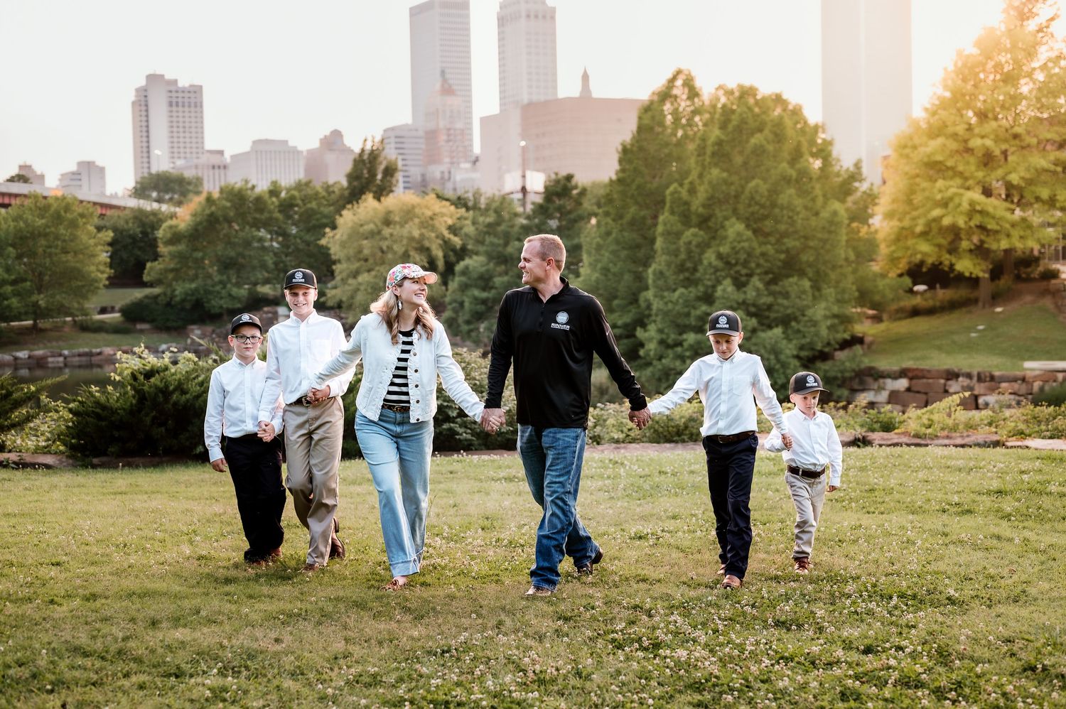 Downtown Tulsa family session