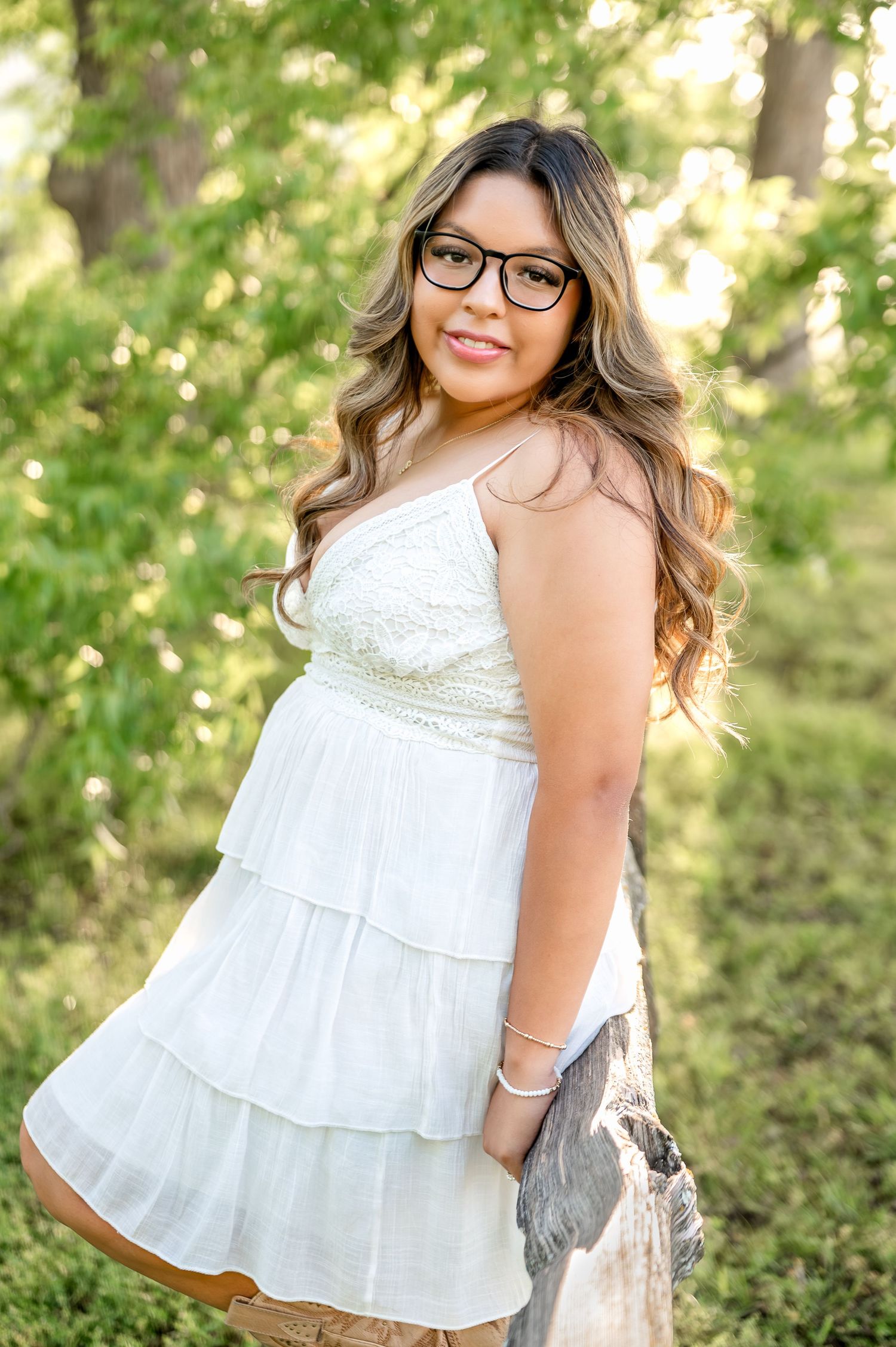 Tulsa senior session at Coal Creek Farm in Jenks