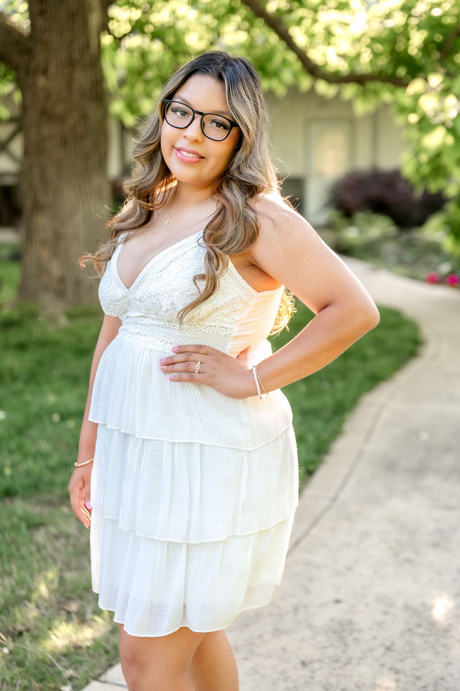Tulsa senior session at Coal Creek Farm in Jenks