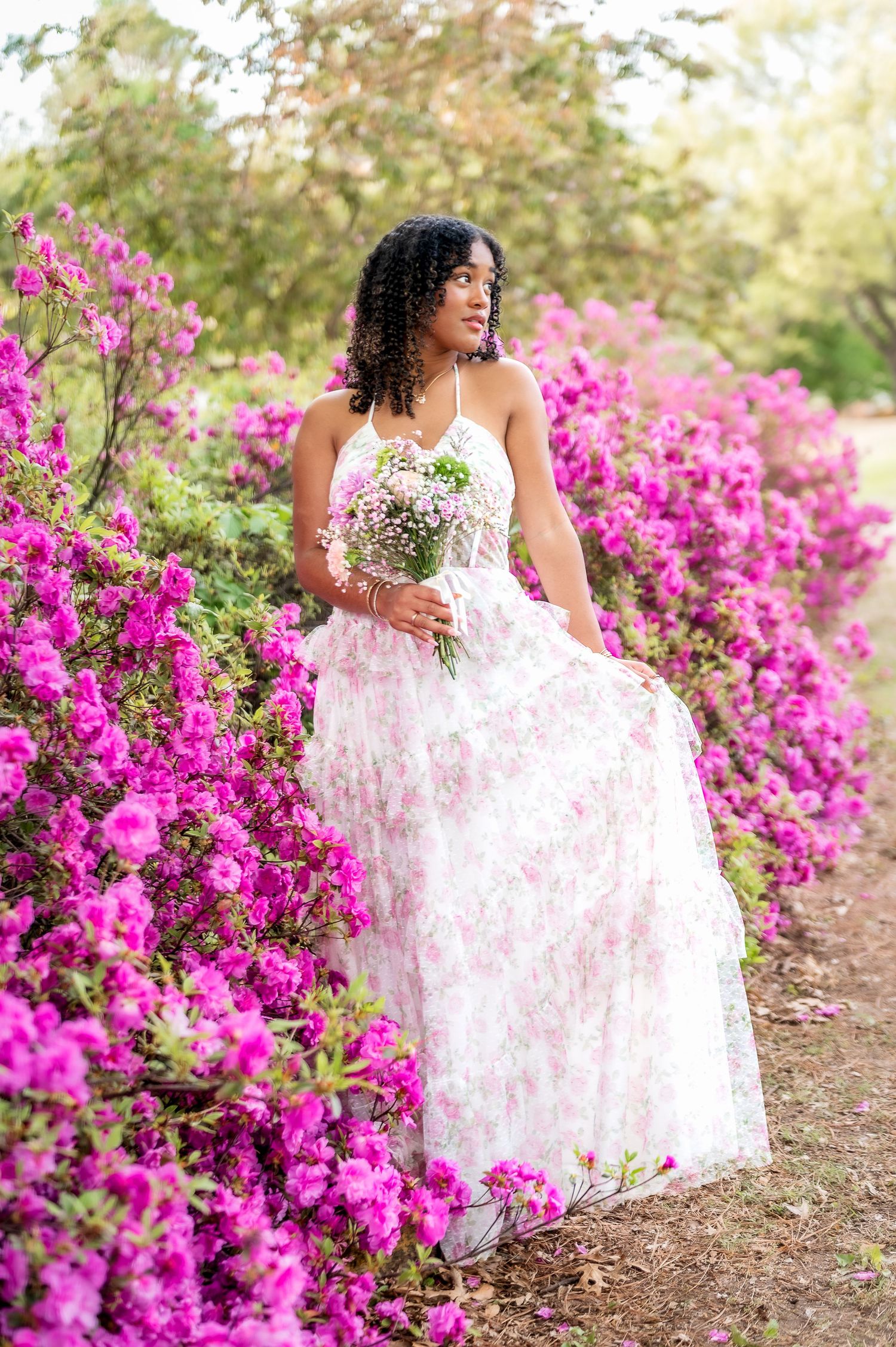 Tulsa senior prom at Woodward Park