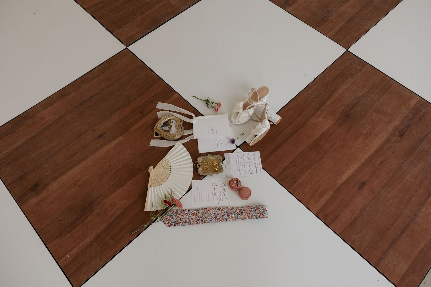 Wedding Flat Lay, South Dakota Photographer