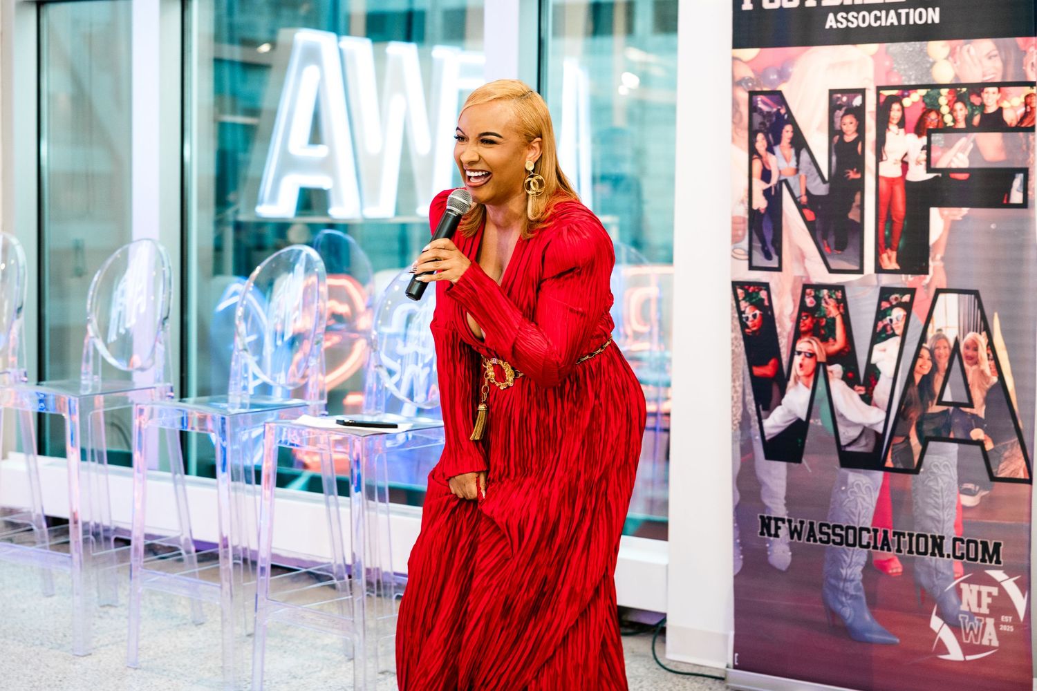 National Football Wives Association Event at Janet Mandell Showroom, Chicago