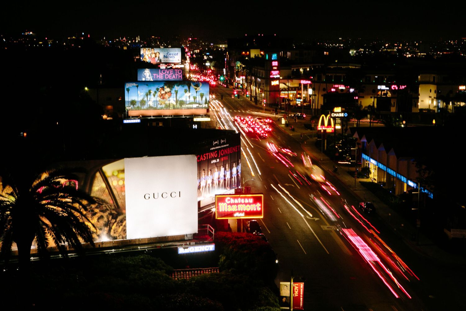 View of Los Angeles from Chateau Marmont