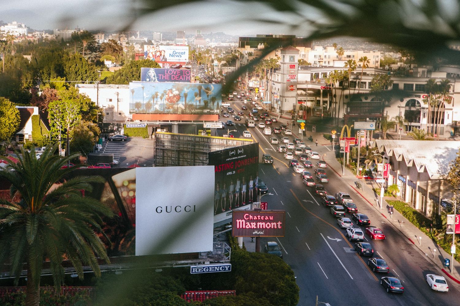 Los Angeles view from Chateau Marmont