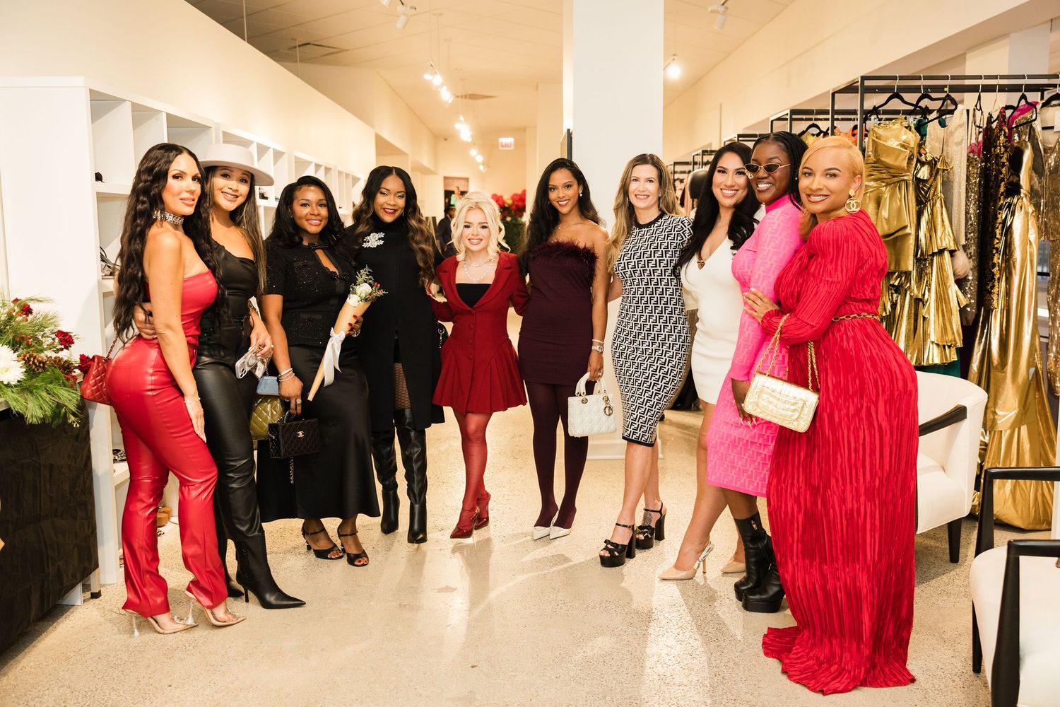 National Football Wives Association Event at Janet Mandell Showroom, Chicago