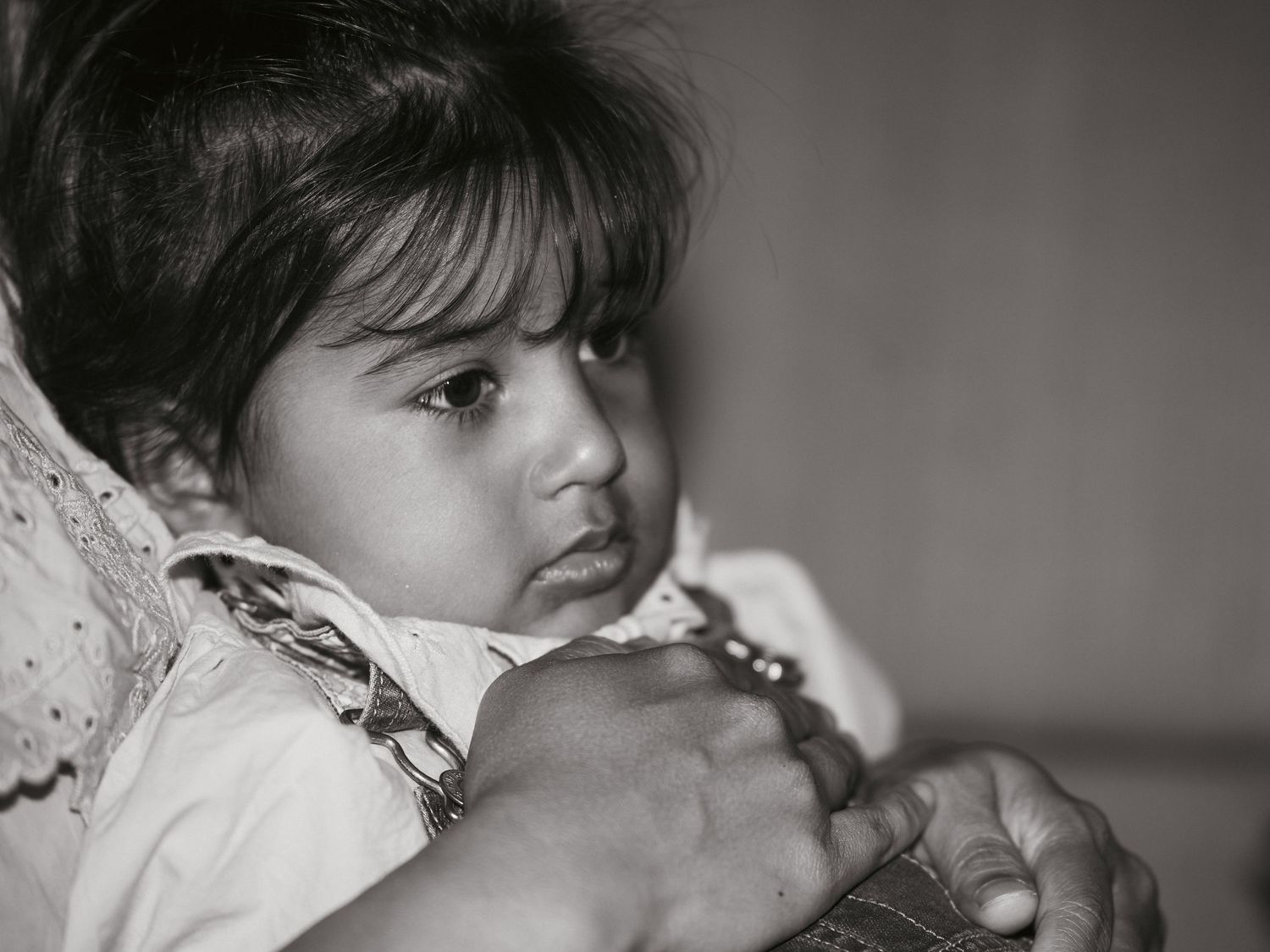 Candid photo of child