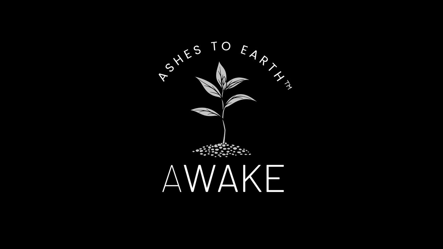 A series of five minimalist black and white logos with text and abstract designs arranged horizontally.