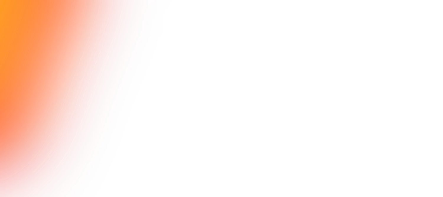Abstract blurred gradient image with orange fading to white on a light background.