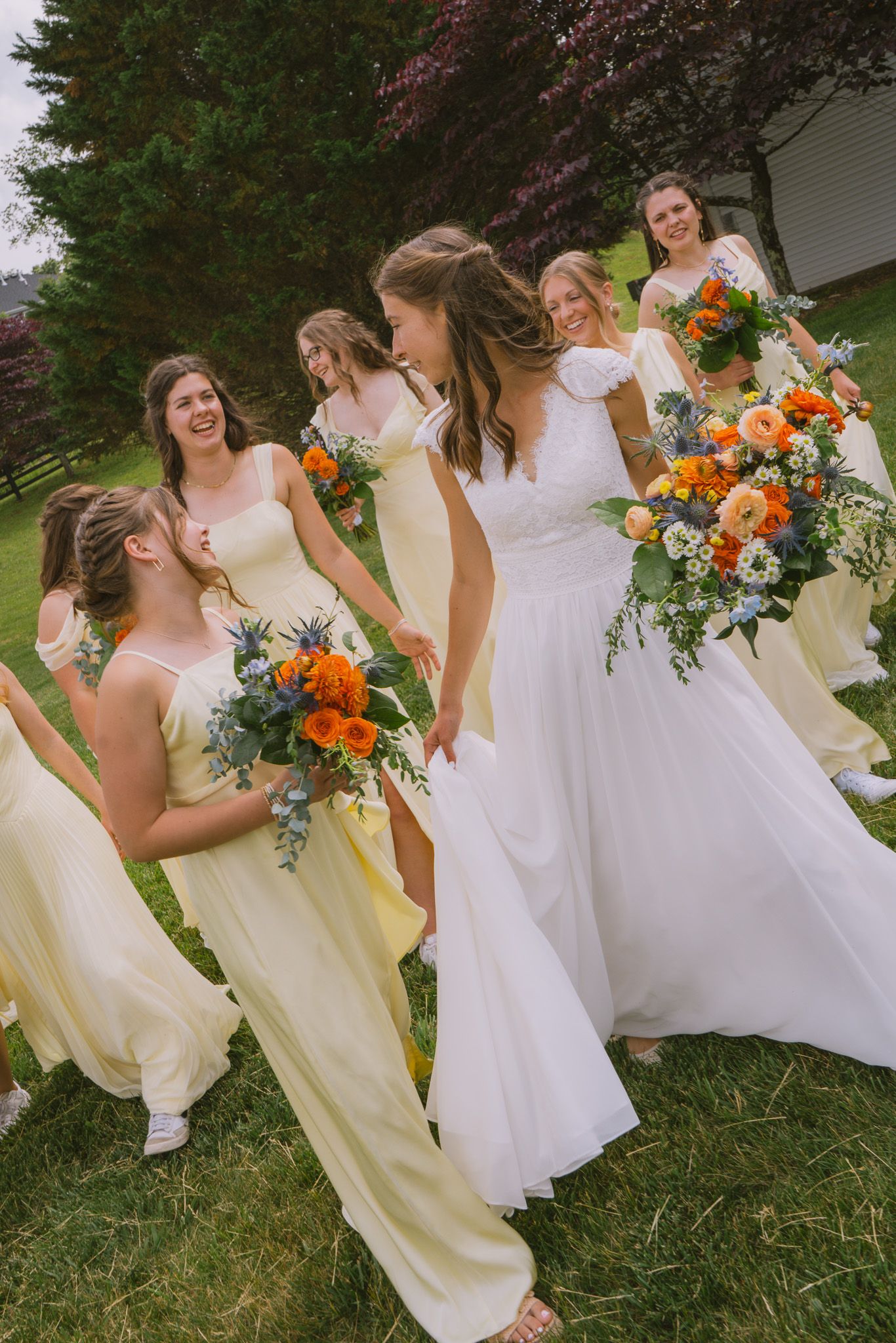 wedding party photos Knoxville Tennessee