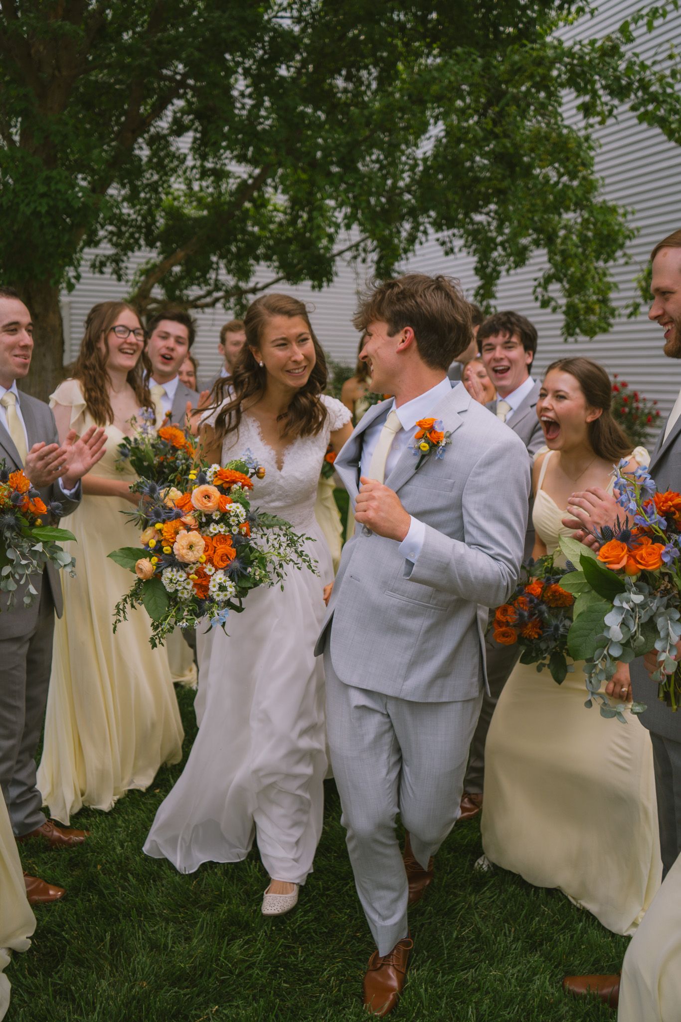 wedding party photos Knoxville Tennessee