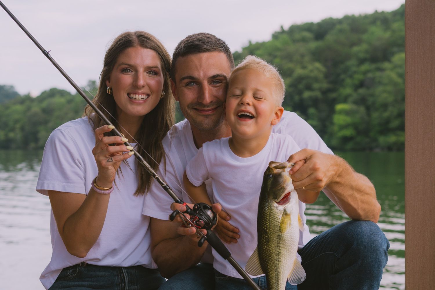 family fishing photos