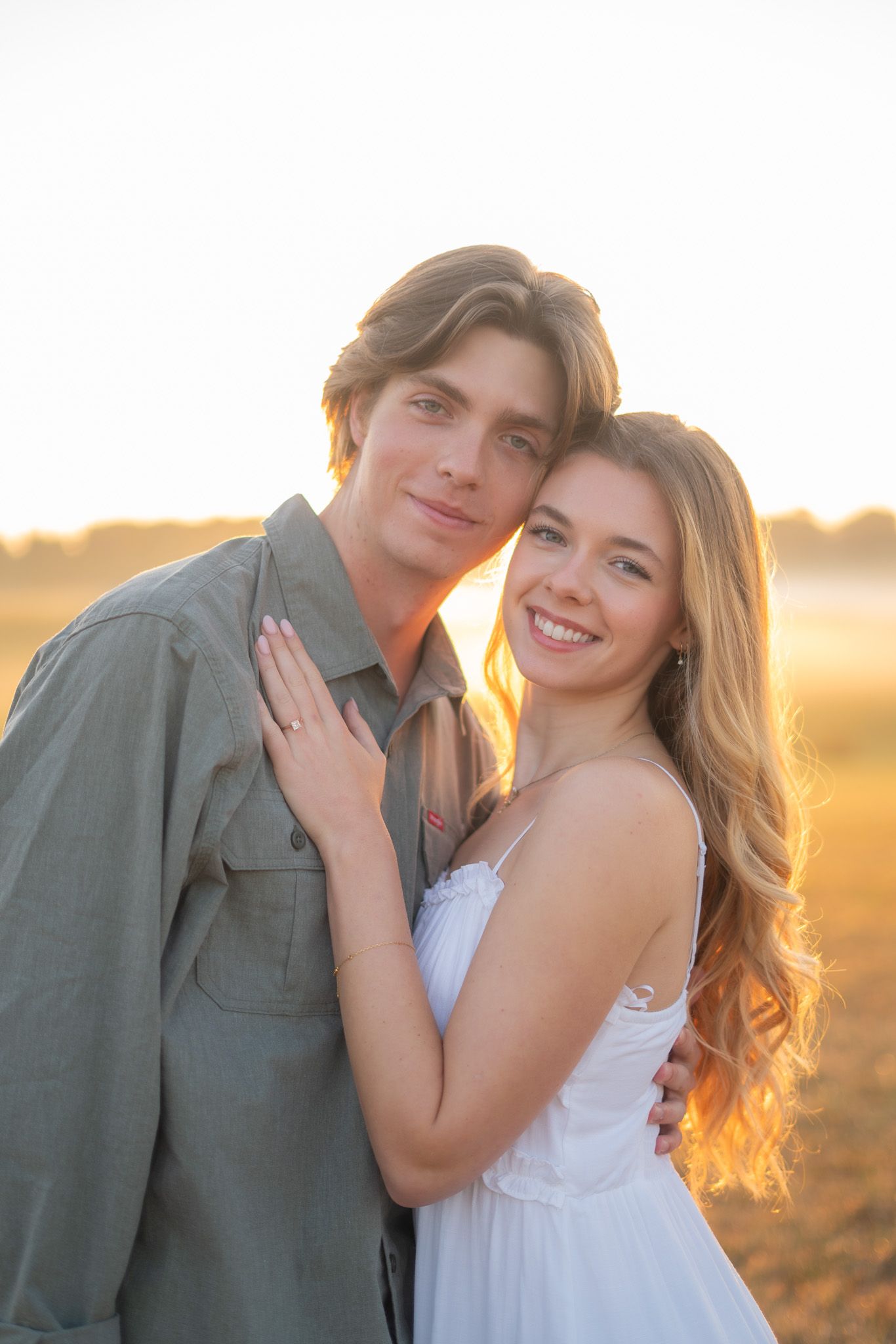 engagement photographer glowy
