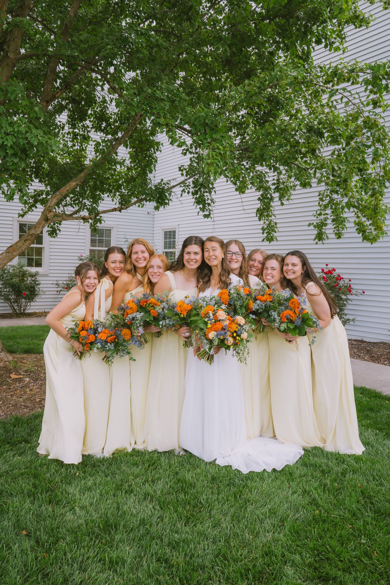 wedding party photos Knoxville Tennessee