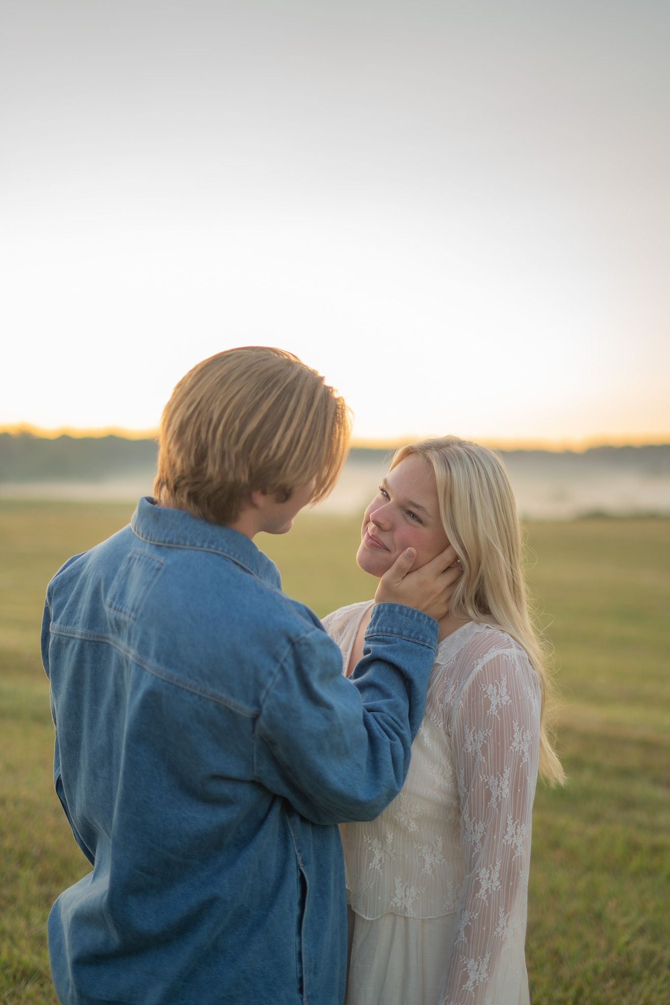 engagement photographer glowy