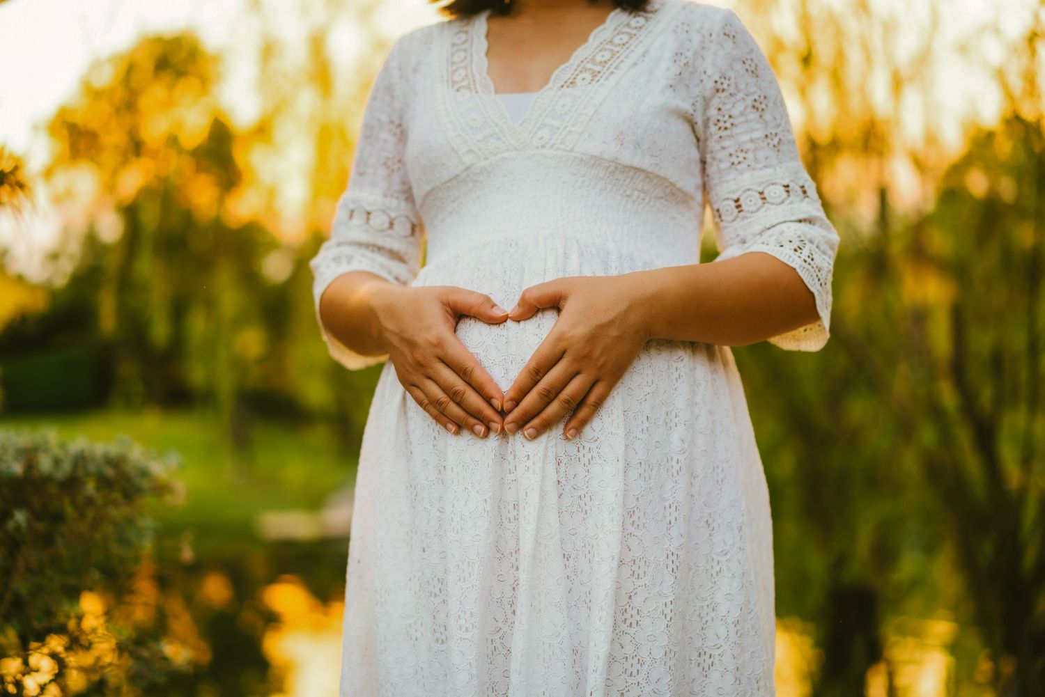 white lace dress maternity photoshoot outfit inspiration in Ottawa - R&B AuraCapture