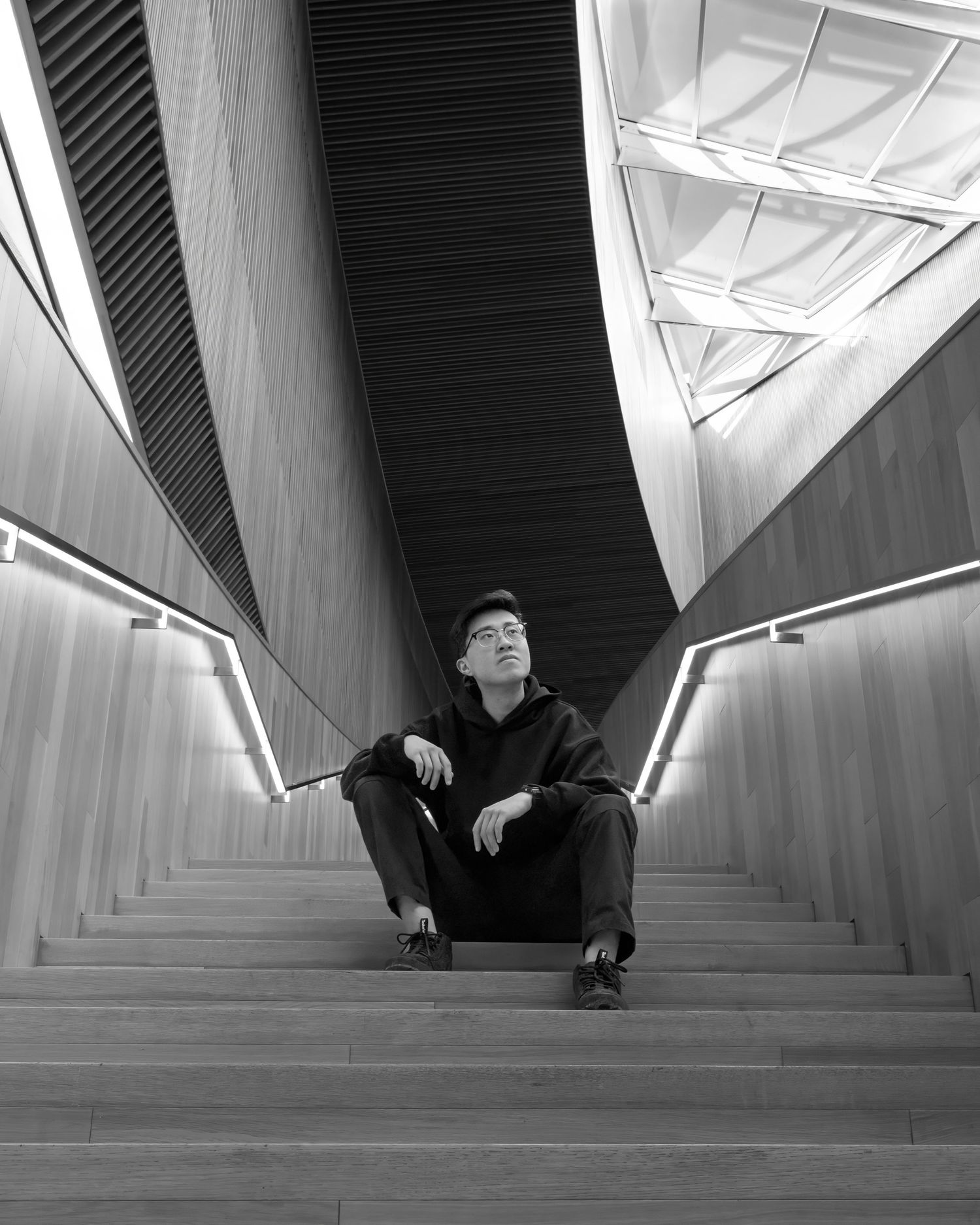 Creative portrait photography in Calgary with luxury editorial lighting