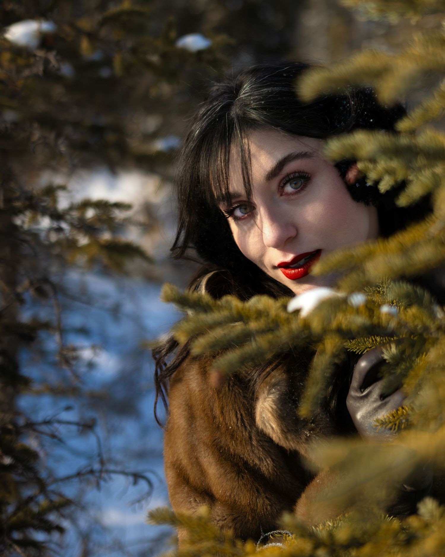 Creative portrait photography in Calgary with luxury editorial lighting