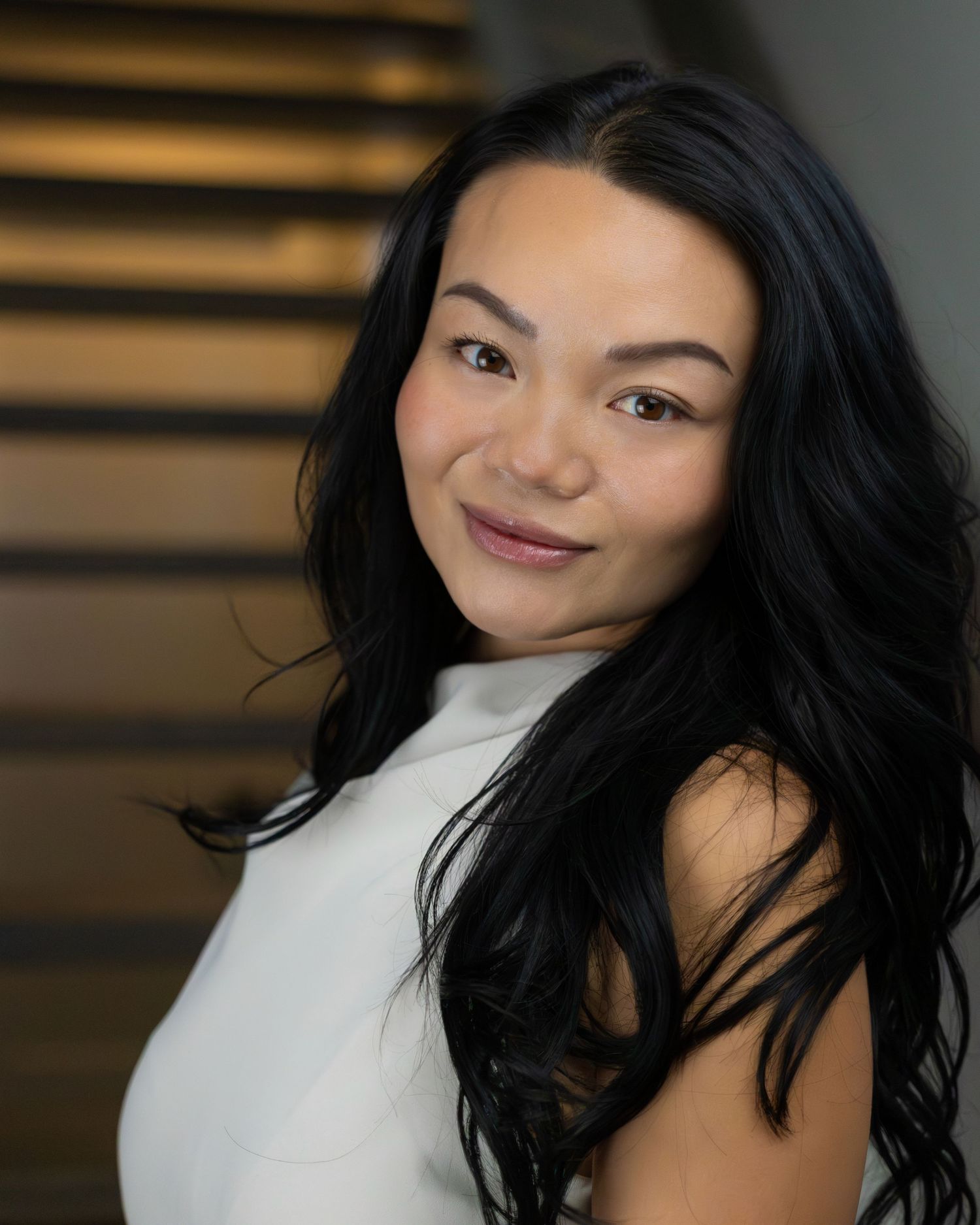 Professional headshot photography in Calgary with refined studio-style posing