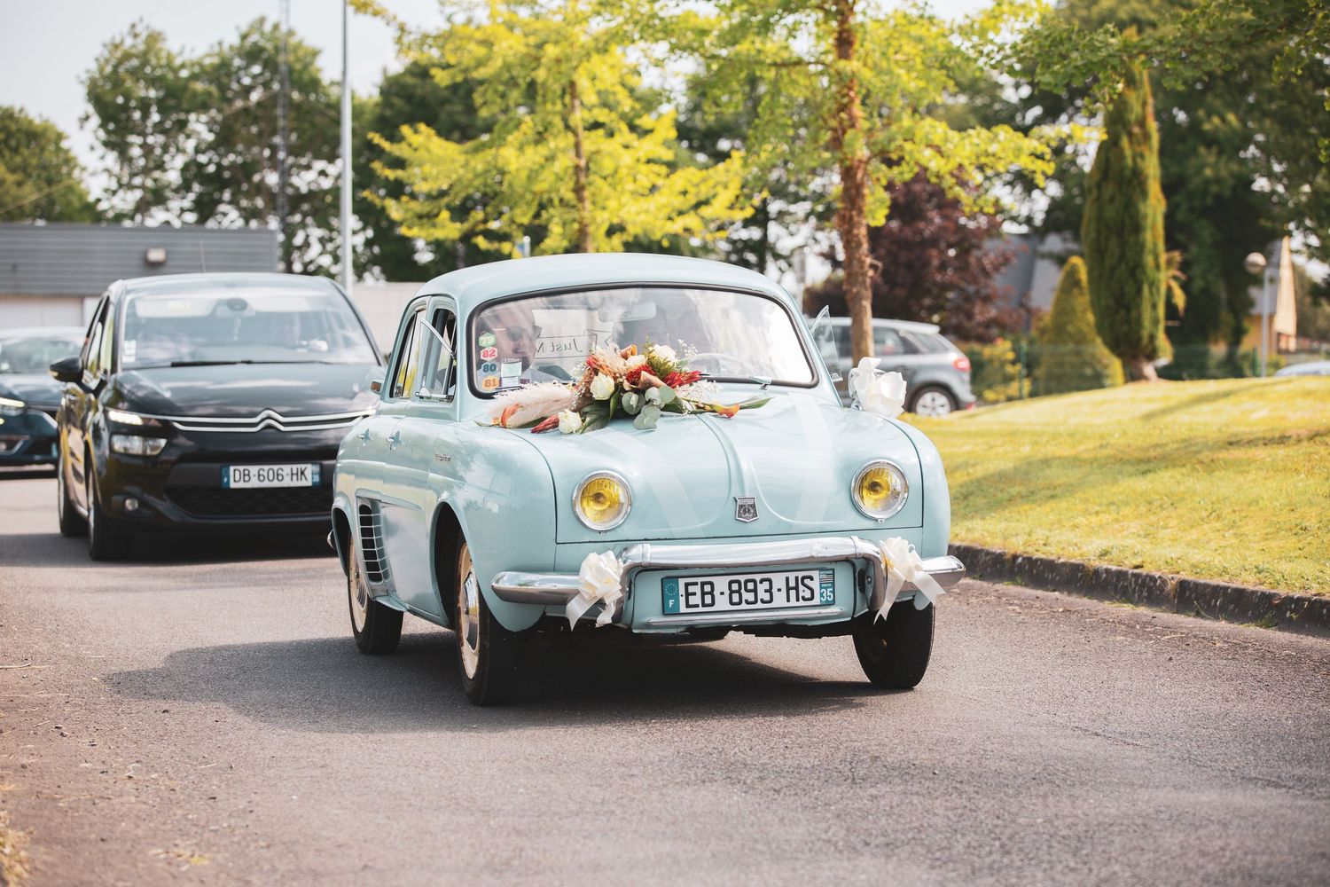 Voiture des mariés Bretagne Finistère