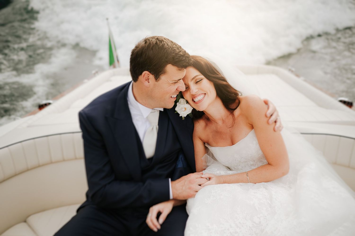 Luxury destination wedding on Lake Como, Italy, photographed in an intimate and elegant editorial style
