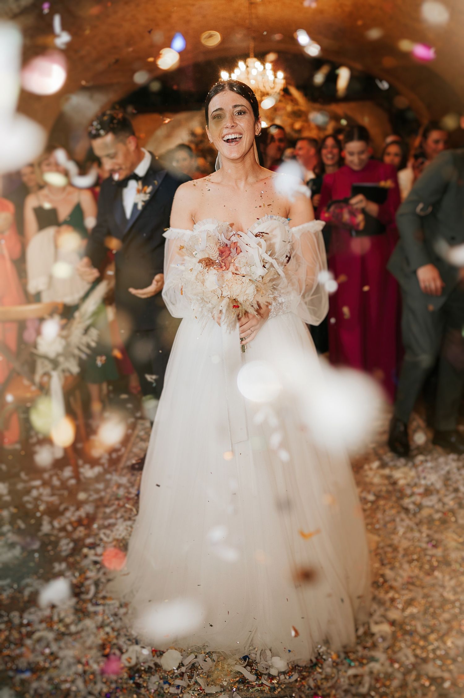 Elegant wedding celebration at a historic Italian palazzo, captured with a refined and emotional editorial approach