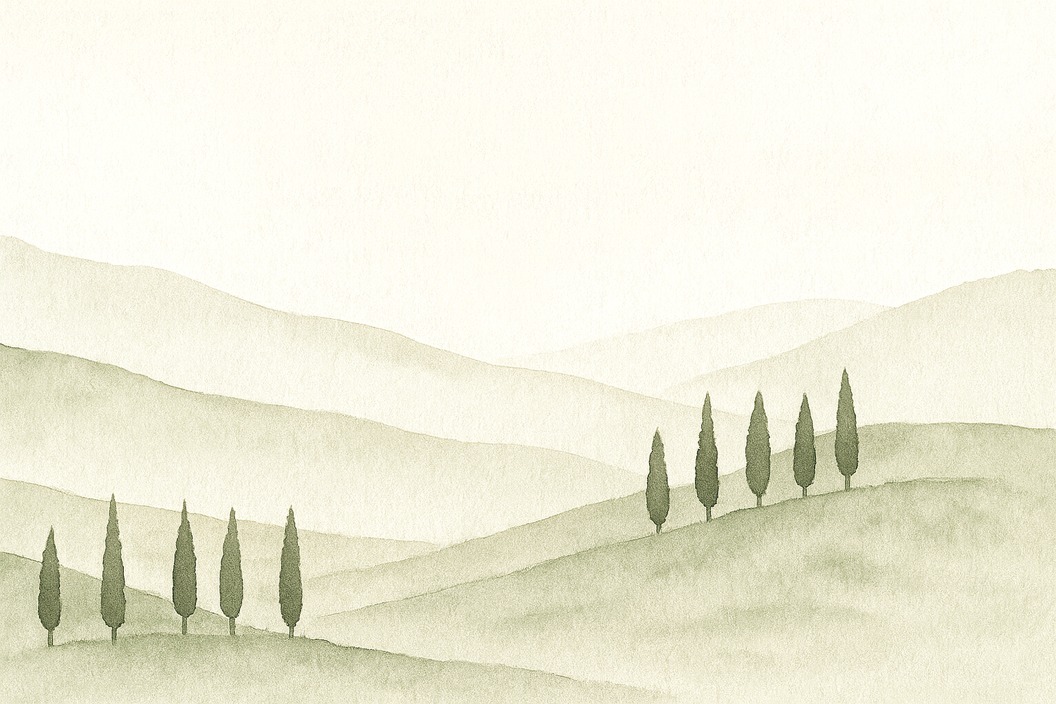 Minimal illustrated map highlighting Tuscany