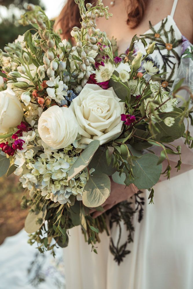 Wedding bouquet at wedding at June Norcross Webster Scout Reservation in Ashford, Connecticut captured by illuminate the stars Photography