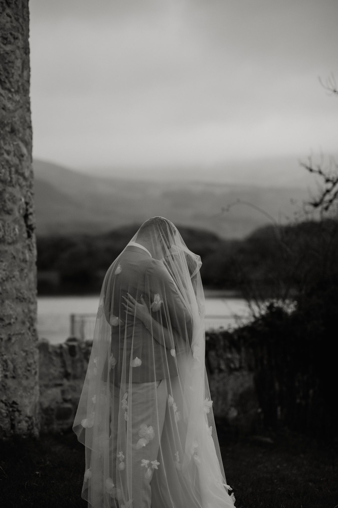 Aisling and Johann's couple portrait session at Ross Castle, Killarney, Ireland