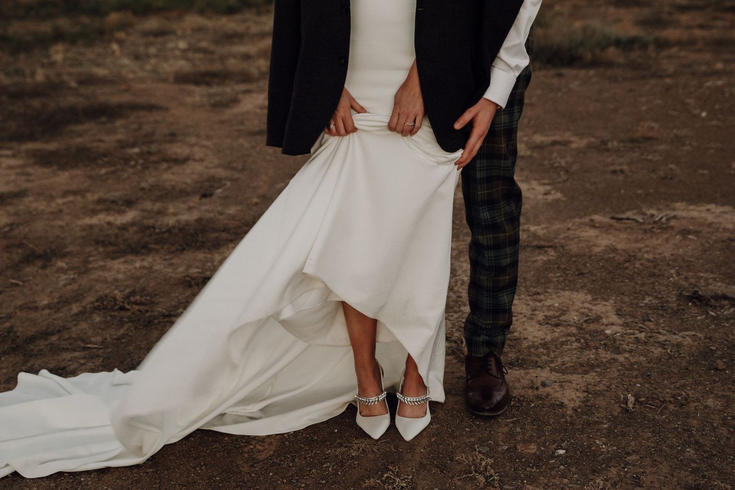 wedding couple detail Prince Albert South Africa Karoo Plain Blue Wedding Photo & Film international destination