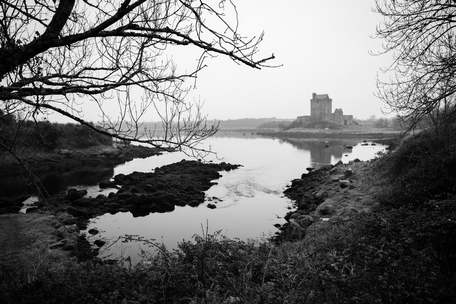 Dunguaire Castle overlooking Kinvarra Bay, County Galway, Ireland