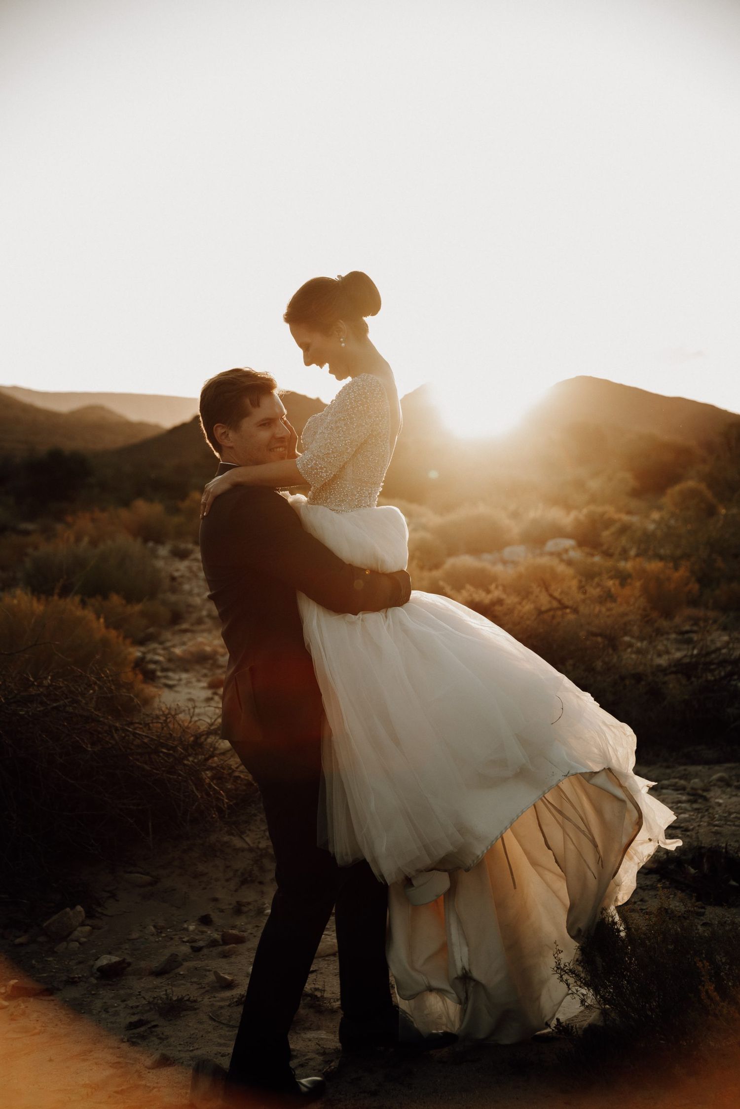 wedding couple sunset
fine art documentary 
Prince Albert Karoo South Africa
Plain Blue Wedding Photo & Film
