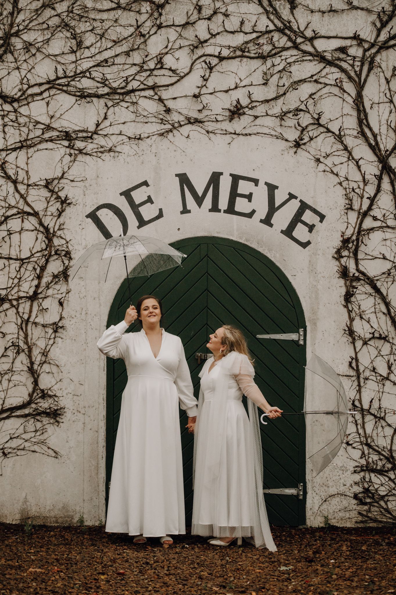 brides wedding stellenboch de meye photographer film lgbtiq portraits rain africa cape town international