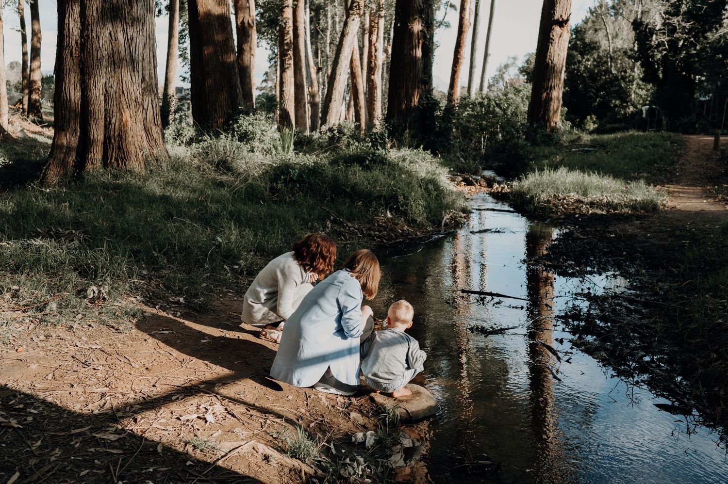 family africa cape town river beach photographer international  golden hour somerset west park forest